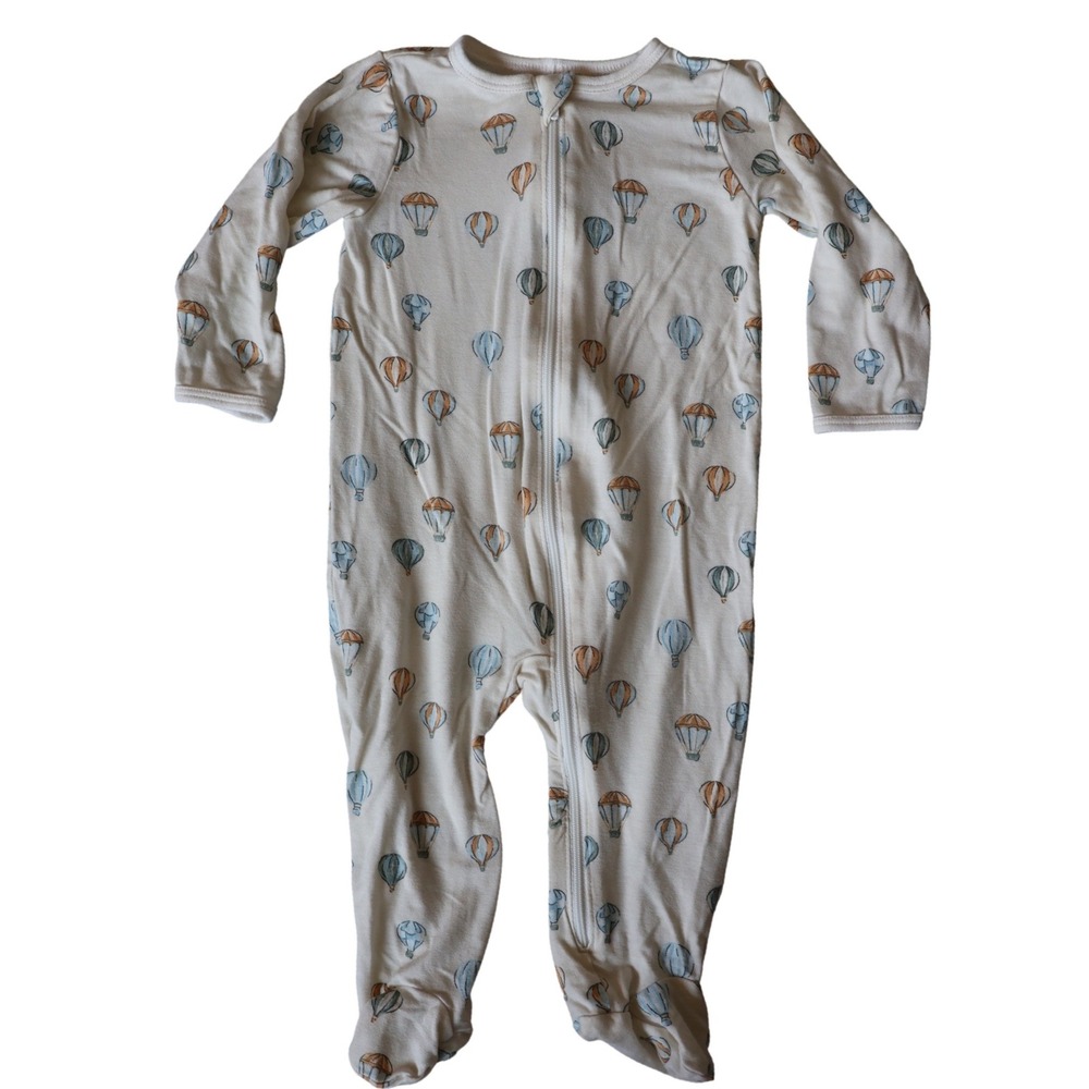 Modern Moments by Gerber Baby Sleeper Hot Air Balloon Zip Footie Romper 3-6M